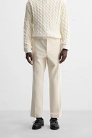 CORDUROY SLIM FIT PANTS