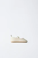 LEATHER BALLET FLATS