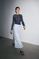 FLARED BUTTON SKIRT ZARA WOMAN COLLECTION