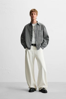 CHEMISE À CARREAUX AVEC POCHE