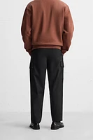 PLEATED CARGO PANTS