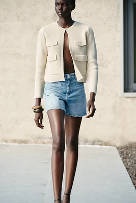 POCKET KNIT CARDIGAN