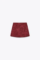 JUPE-PANTALON CROISÉE EN JACQUARD
