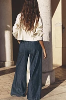 LINEN BLEND SHORT JACKET