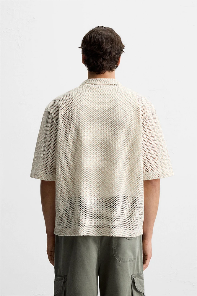 TEXTURED WEAVE SHIRT