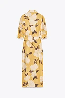 ZW COLLECTION PRINTED SHIRT DRESS