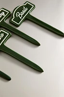SET OF CERAMIC GARDEN PLANT MARKERS (SET OF 4)