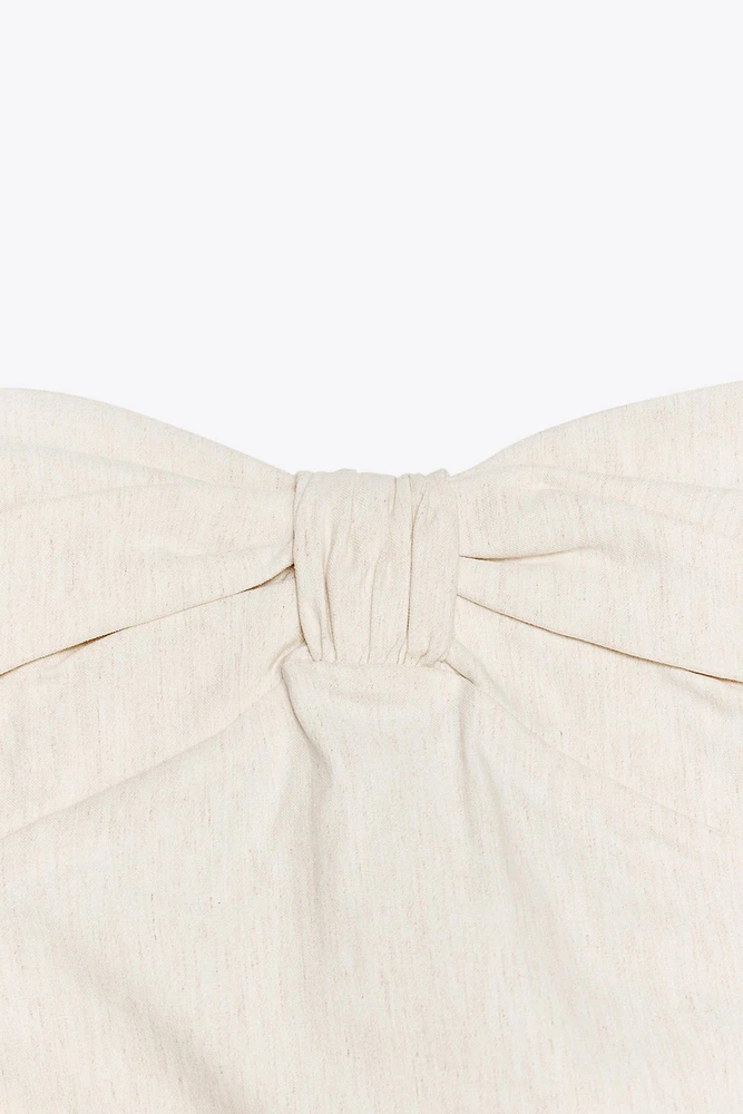 SWEETHEART NECKLINE BUSTIER TOP