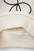 DRAWSTRING TIE SWEATSHIRT