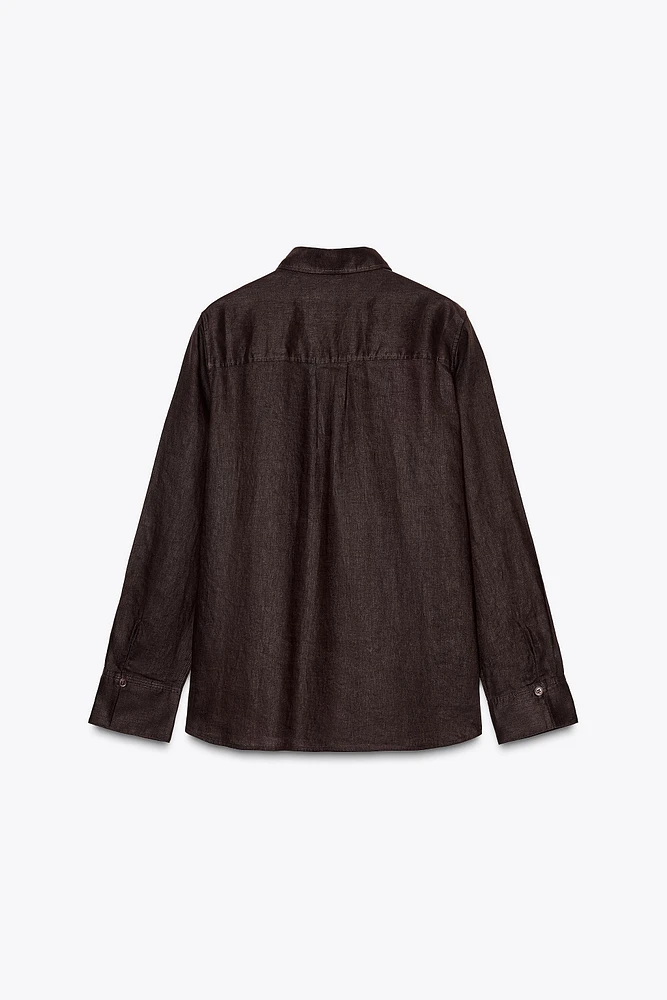 100% LINEN SHIRT ZW COLLECTION
