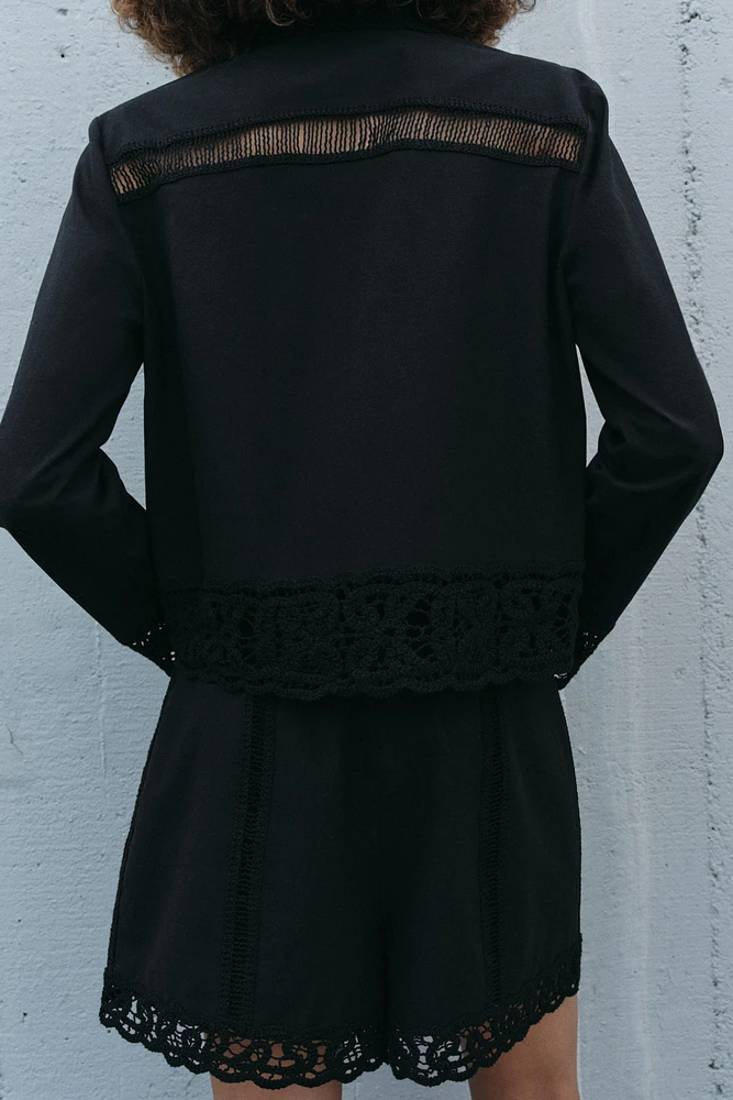 ZW COLLECTION CROCHET SHIRT