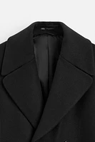BELTED DOUBLE-BREASTED COAT