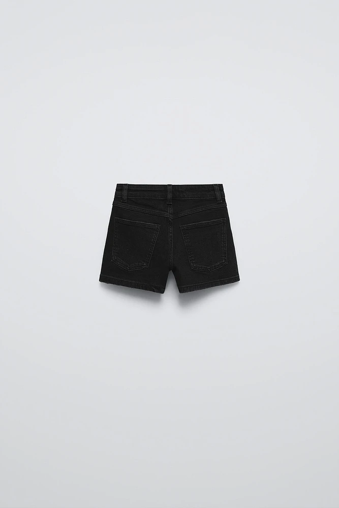 RHINESTONE DENIM SHORTS