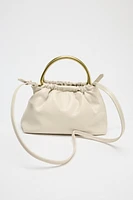 METAL HANDLE MINI BOWLING BAG