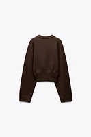 BASIC KNIT WIDE SLEEVE SWEATER