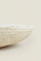 ROUGH-TEXTURE CERAMIC TRAY