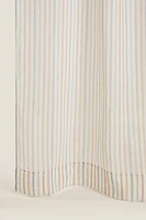 LOW OPACITY MULTICOLORED STRIPED CURTAIN