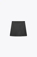 SLIT HEM SKORT