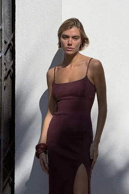 INTERLOCK STRAP DRESS