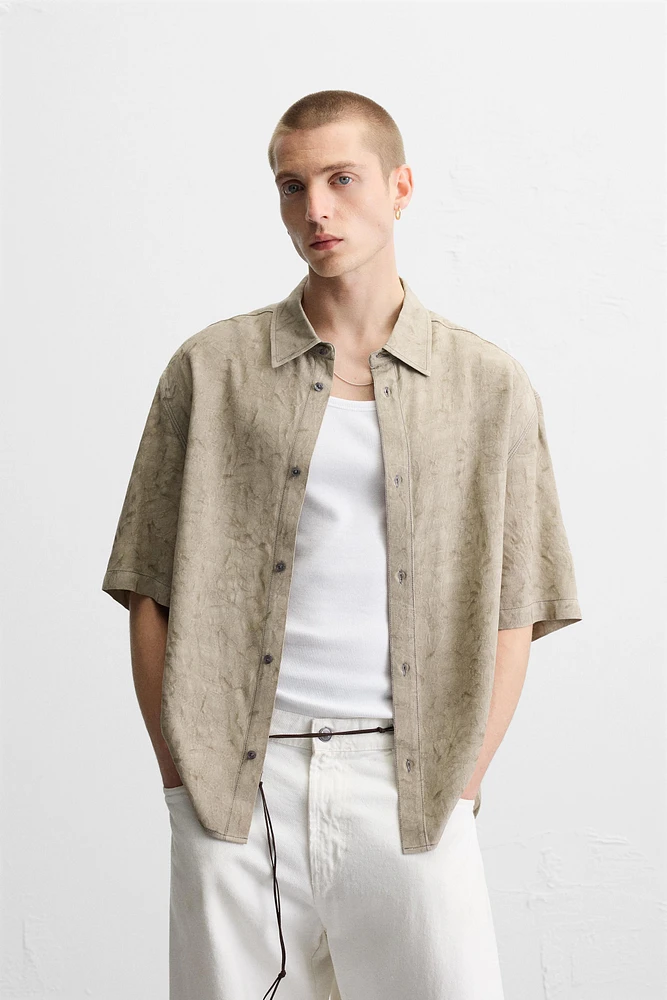 VISCOSE JACQUARD SHIRT