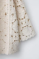 KIMONO FLEURS MACRAMÉ
