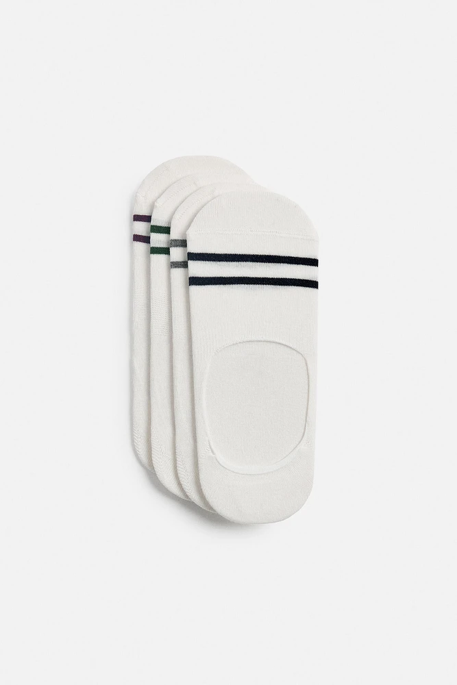 4 PACK OF NO-SHOW SOCKS