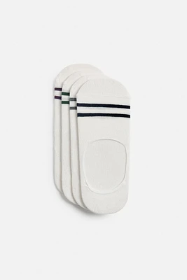 4 PACK OF NO-SHOW SOCKS