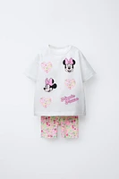 MINNIE MOUSE © DISNEY T-SHIRT AND BIKER LEGGINGS SET