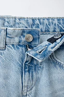 RIPPED STRAIGHT JEANS