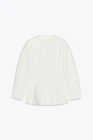 LAPELLESS FITTED BLAZER