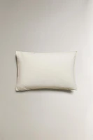 PILLOWCASE WITH BACKSTITCHING