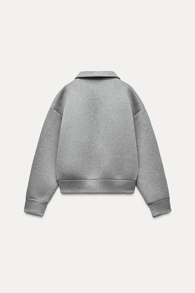 BLOUSON BOMBER EFFET SCUBA