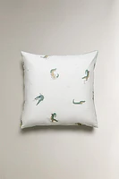 TAIE D’OREILLER ENFANT CROCODILE