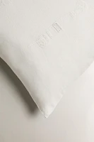 EMBROIDERED LINEN PILLOW