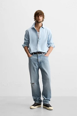 PAINT SPLATTER STRAIGHT FIT JEANS