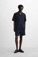 CHEMISE EN JACQUARD À RAYURES