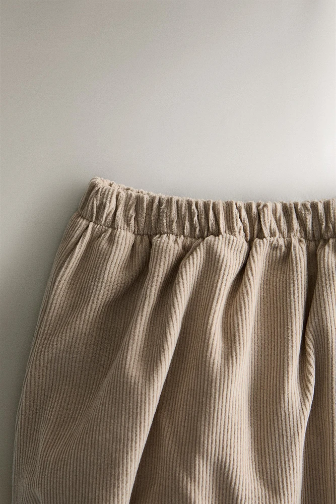 CHILDREN’S CORDUROY BLOOMERS
