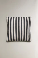 STRIPED THROW PILLOW COVER