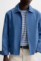 REGULAR FIT COTTON JACKET