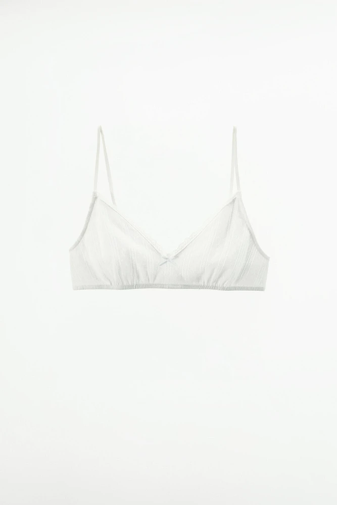 SOUTIEN-GORGE DENTELLE POINTELLE