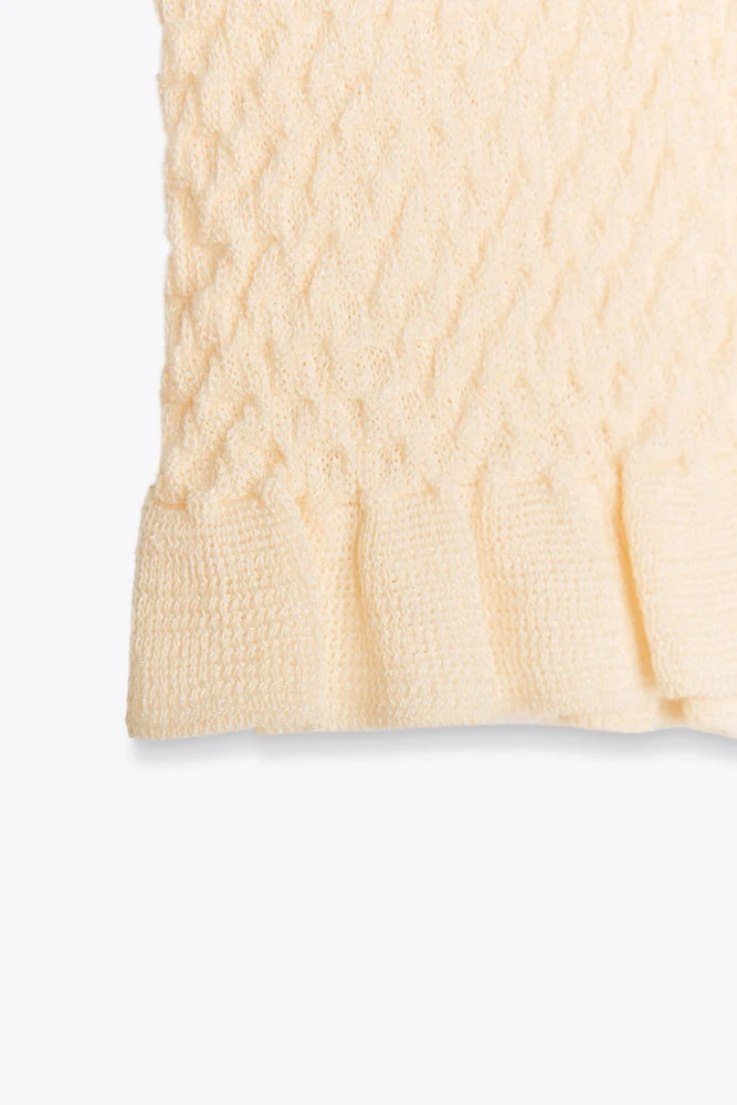 HALTER KNIT TOP