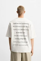 EMBROIDERED TEXT SWEATSHIRT