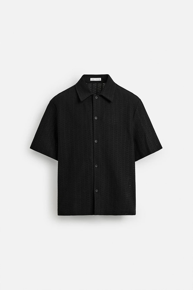 GEOMETRIC JACQUARD SHIRT