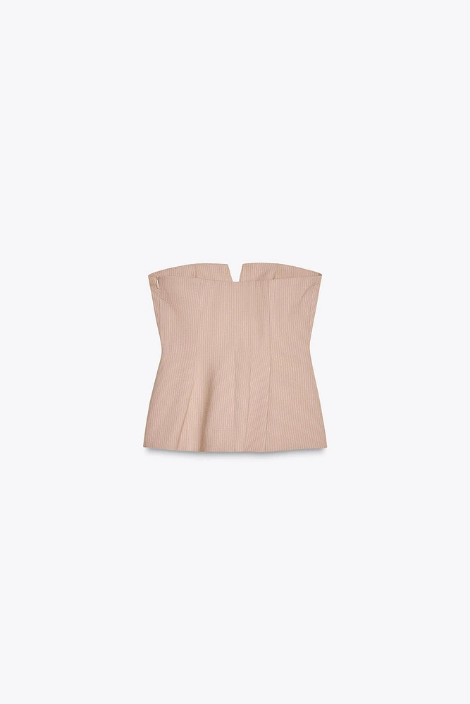STRAPLESS TOP