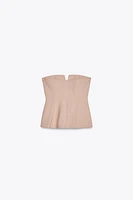 STRAPLESS TOP