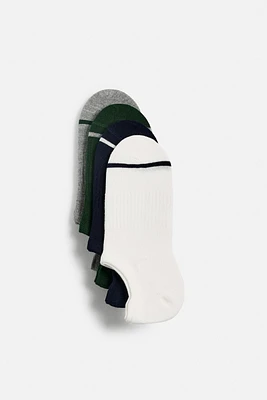 4 PACK OF NO-SHOW SOCKS