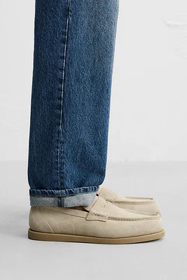 CASUAL LEATHER PENNY LOAFERS