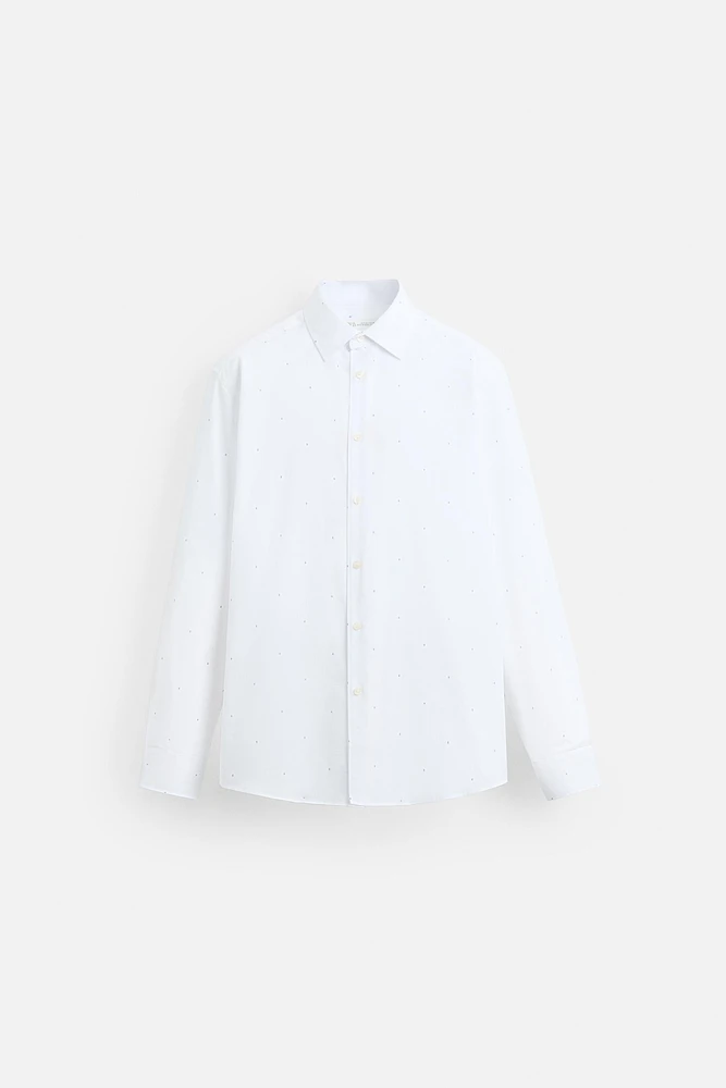 CHEMISE À IMPRIMÉ GÉOMÉTRIQUE