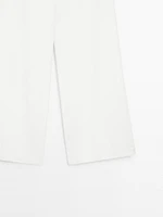 High-waist palazzo trousers - STUDIO