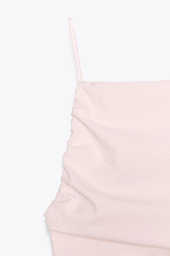 RUCHED STRETCH DRESS